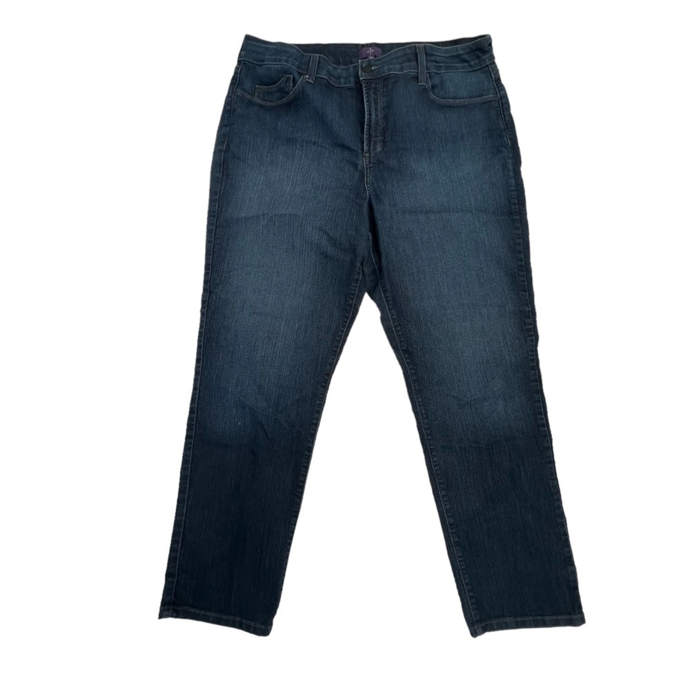 NYDJ Lift Tuck Technology Straight Leg Jeans Size 16 Women's
